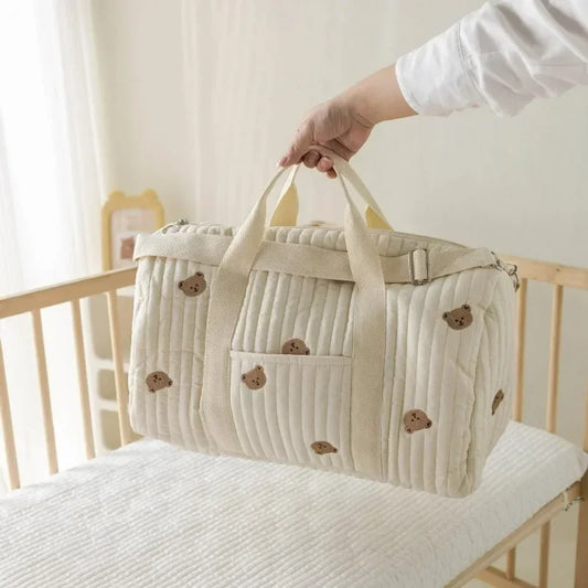 Large Maternity Diaper Tote Bag – Stylish & Spacious Organizer for Moms