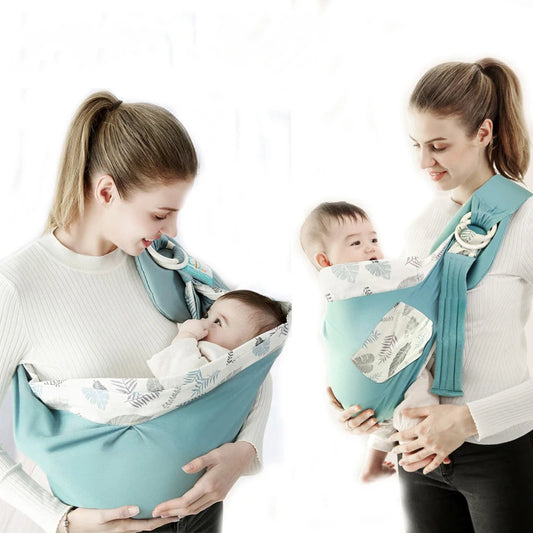 Soft Mesh Baby Carrier Wrap – Breathable & Supportive for Newborns (0–36M)
